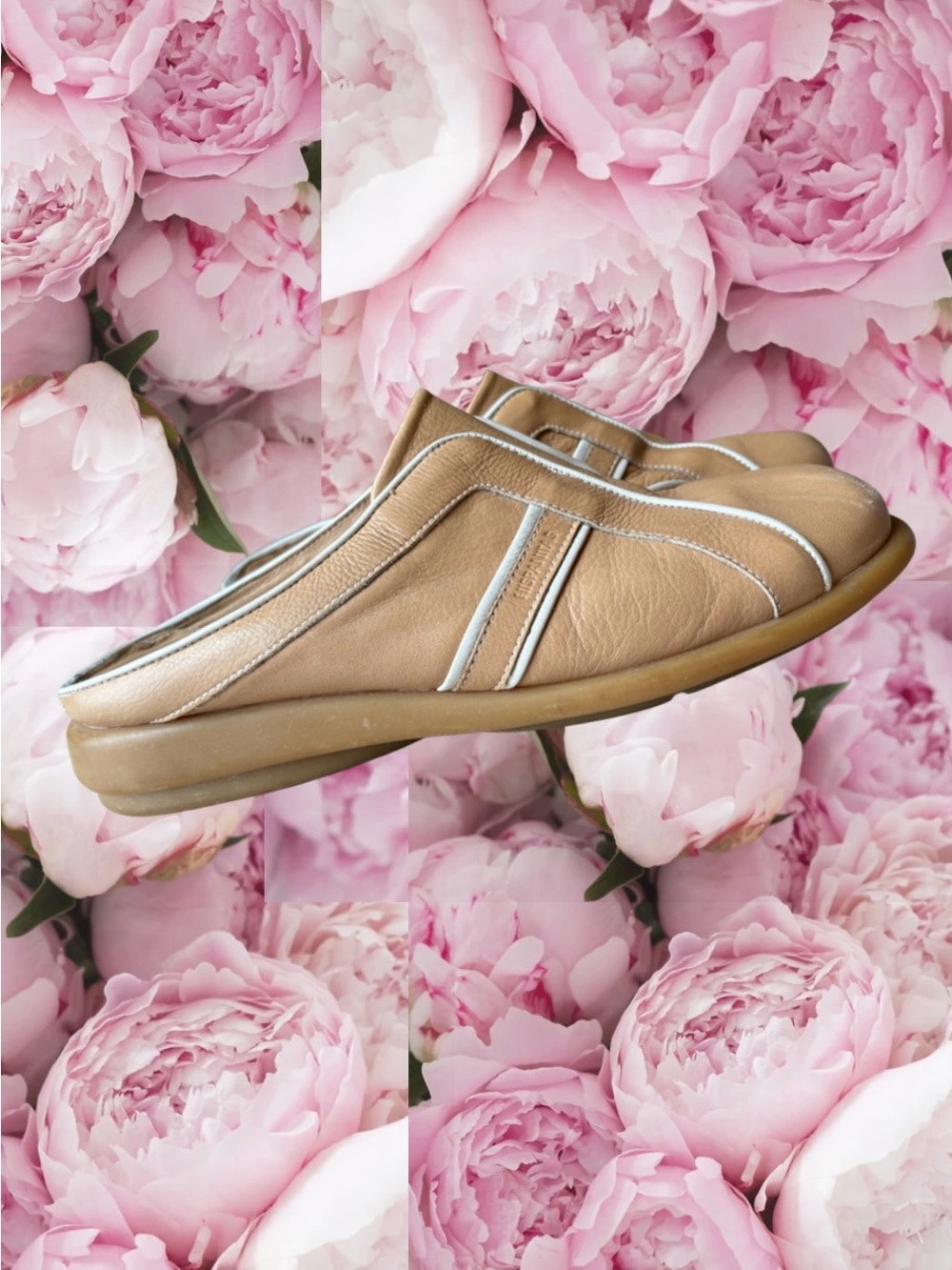 Hispanitas Tan Leather Slip Ons